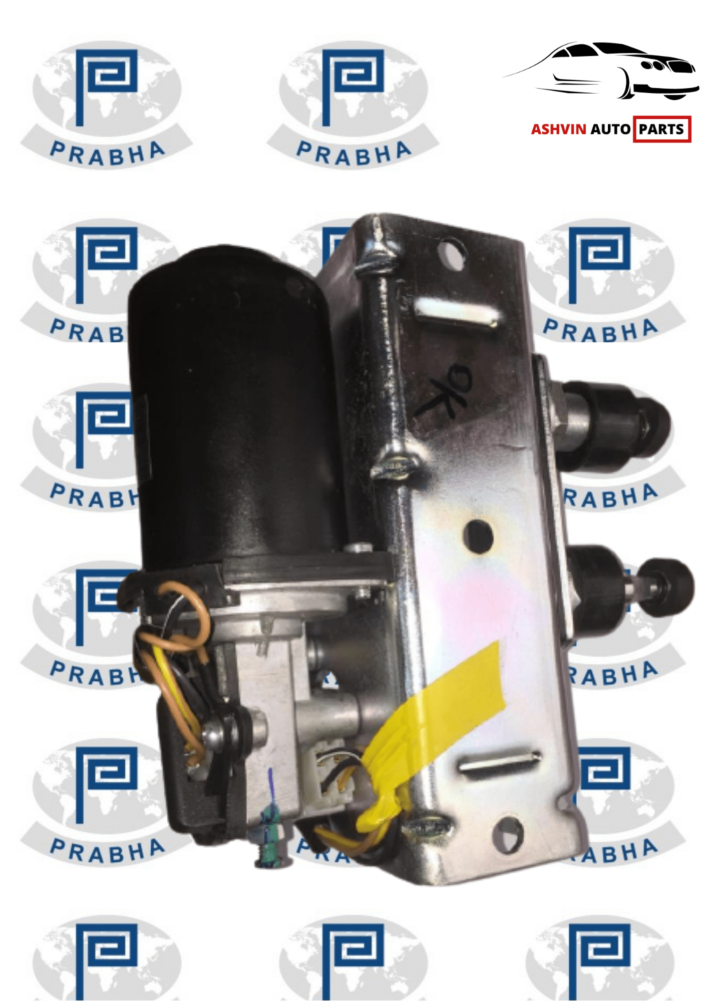 JCB 24V WIPER MOTOR WITH LINKAGE-PRABHA - Image 2