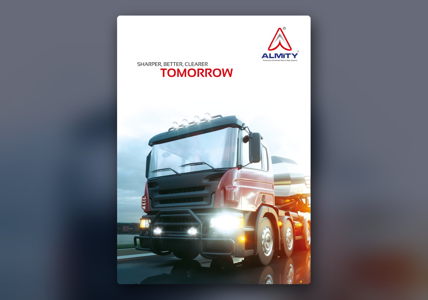 Almity Windshield Wash and Wipe System Catalogue cover