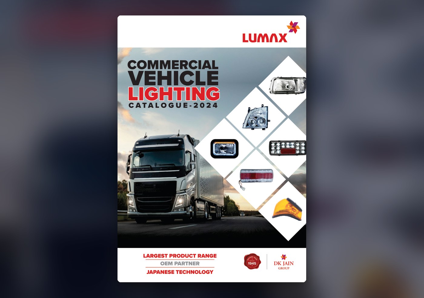 Lumax Commercial Vehicle Lighting Catalogue 2024 cover