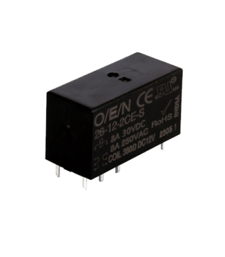 O/E/N Series 26 – High-power PCB relay for EV charger inputs