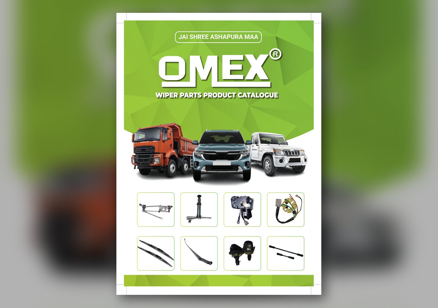 OMEX wiper parts product catalogue